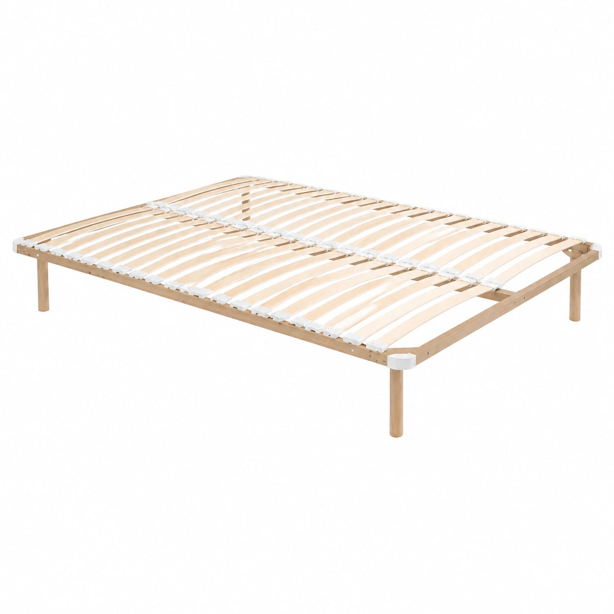 Meuble polyvalent, avec sommier, 140 x 190 cm, coloris beige, pour les espaces de vie