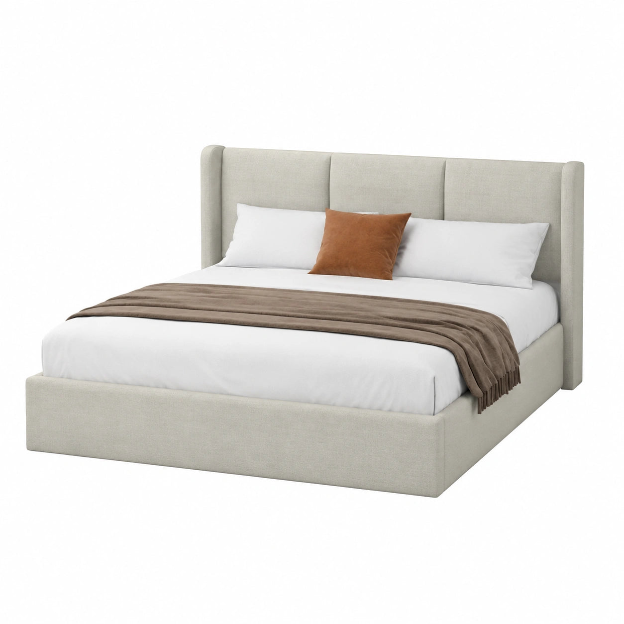 Lit coffre, en métal, avec rangement, avec sommier, 2 places, 160 x 200 cm, pour la chambre