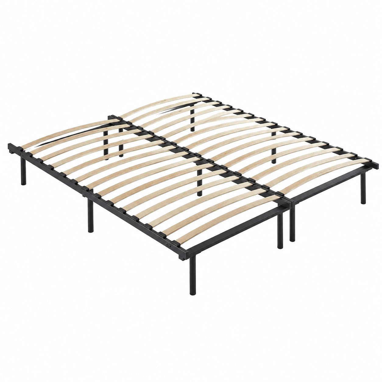 Meuble polyvalent, 90 x 200 cm, extensible, avec sommier, coloris noir, 180 x 200 cm, pour les espaces de vie
